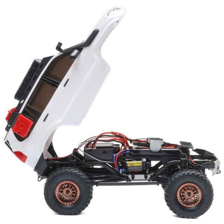 AXIAL SCX24 Lexus GX 470 1/24 4WD Rock Crawler Brushed RTR Blanco