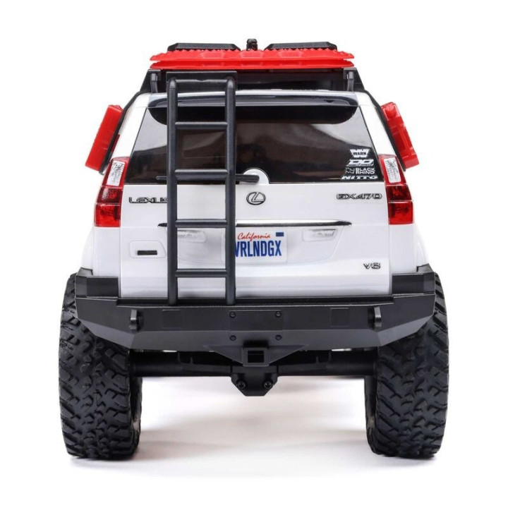 AXIAL SCX24 Lexus GX 470 1/24 4WD Rock Crawler Brushed RTR Blanco