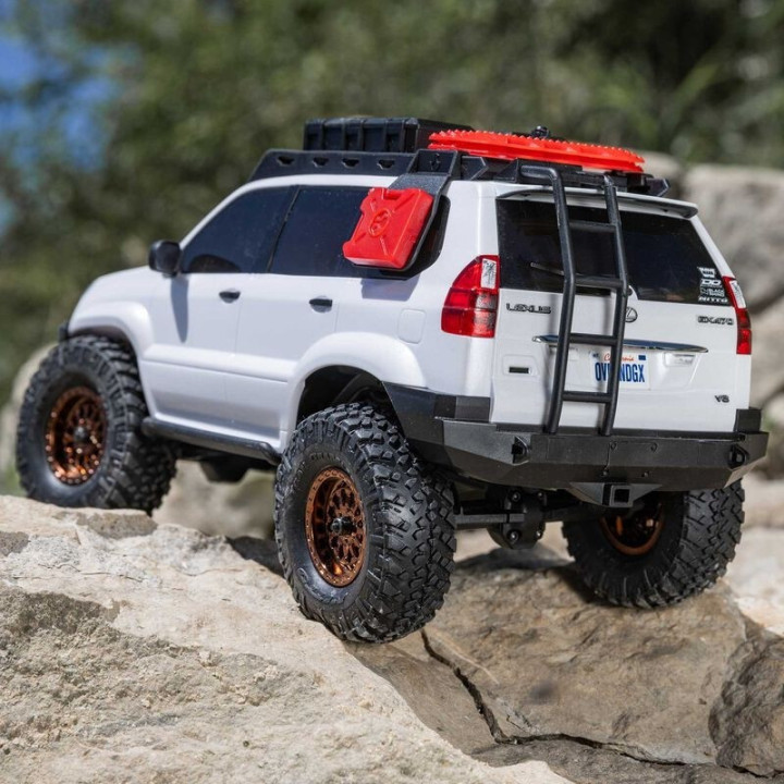 AXIAL SCX24 Lexus GX 470 1/24 4WD Rock Crawler Brushed RTR Blanco