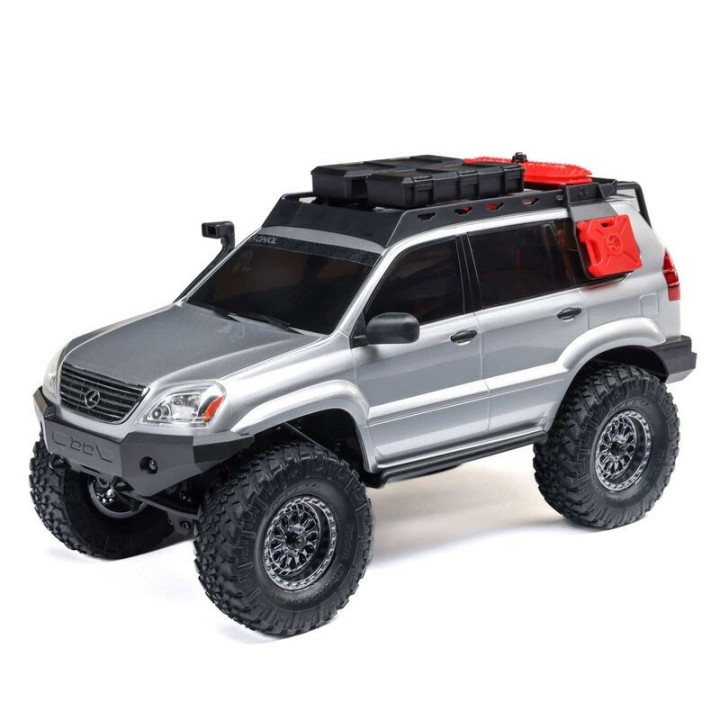 AXIAL SCX24 Lexus GX 470 1/24 4WD Rock Crawler Brushed RTR Plata