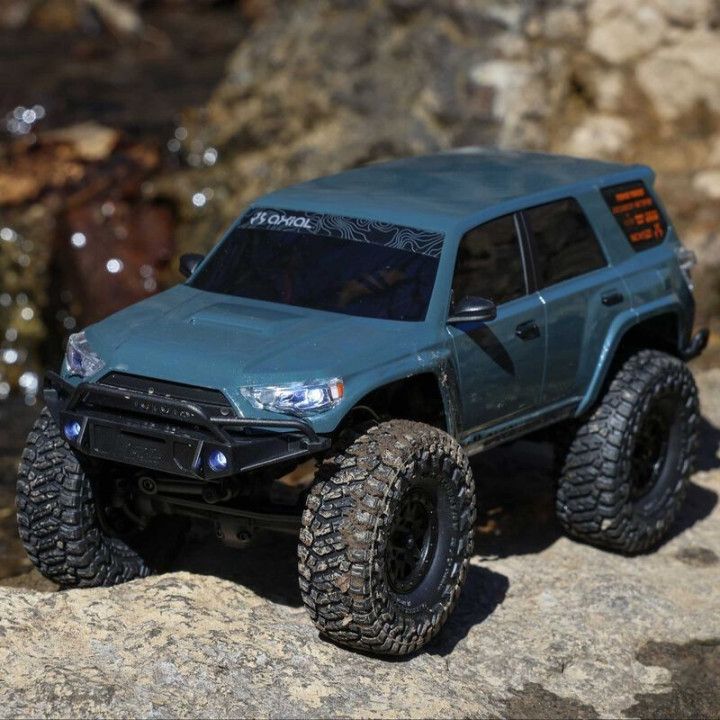 Axial-Scx24-Toyota-4Runner-4X4-Rtr-Brushed-Rock-Crawler-(Battery-&-Charger-Included)-Gray