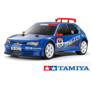 Tamiya BT-01 Peugeot 306 Maxi 1/10 RC – Chasis Rally de Alto Rendimiento