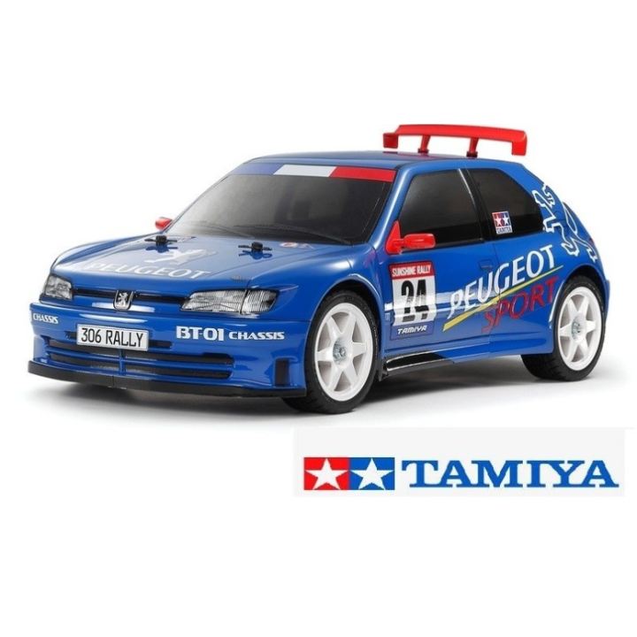 Tamiya BT-01 Peugeot 306 Maxi 1/10 RC – Chasis Rally de Alto Rendimiento
