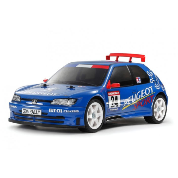 Tamiya BT-01 Peugeot 306 Maxi 1/10 RC – Chasis Rally de Alto Rendimiento