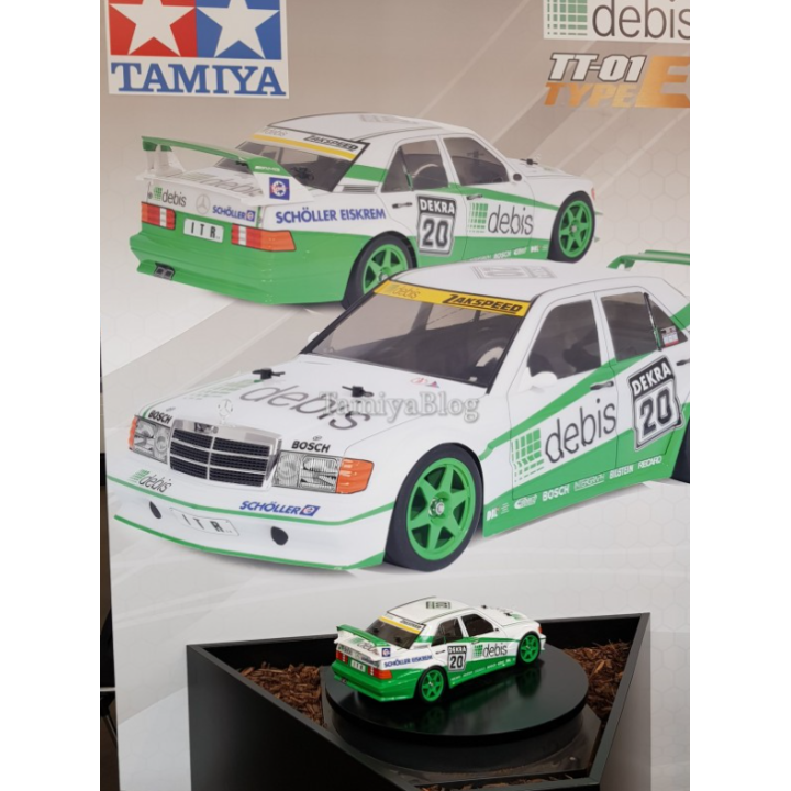 Tamiya TT-01E Mercedes-Benz 190E EVO II Debis Zakspeed 1/10 RC – Chasis Touring 4WD