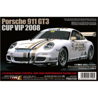 Tamiya TT-01E Porsche 911 GT3 Cup 2008 RC 1/10