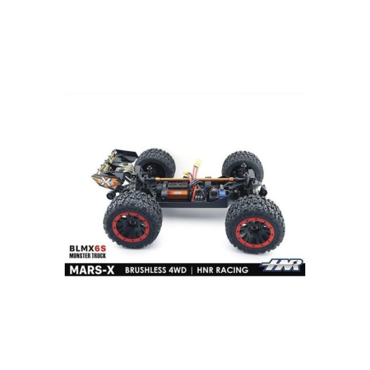 HNR Mars X6S 1/8 4X4 RTR Waterproof Brushless 150A 2200KV Rojo