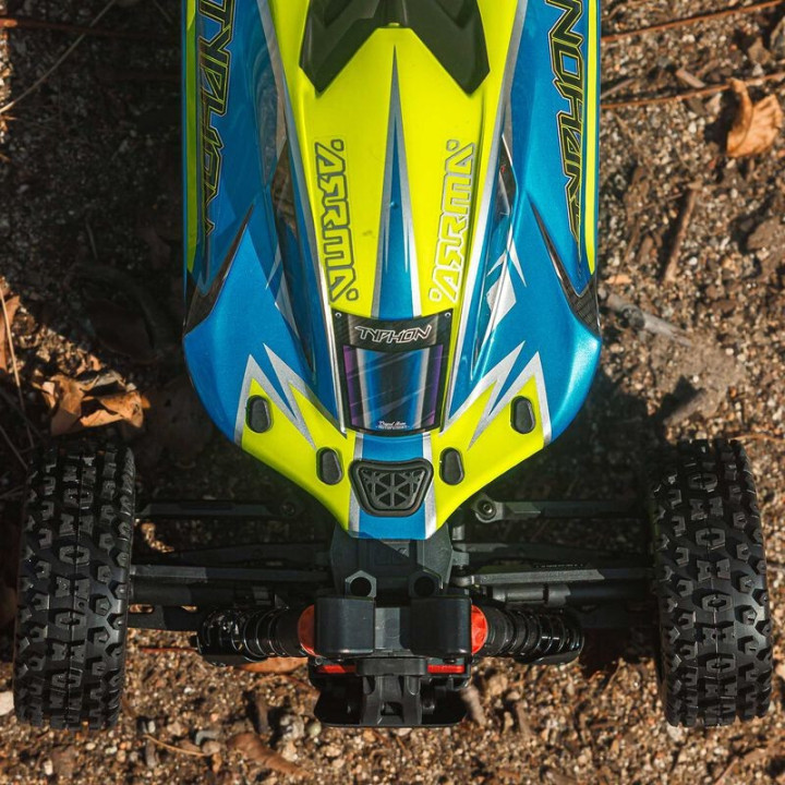 Arrma 1/8 Typhon Mega 665 4X4 RTR Brushed Buggy Blue
