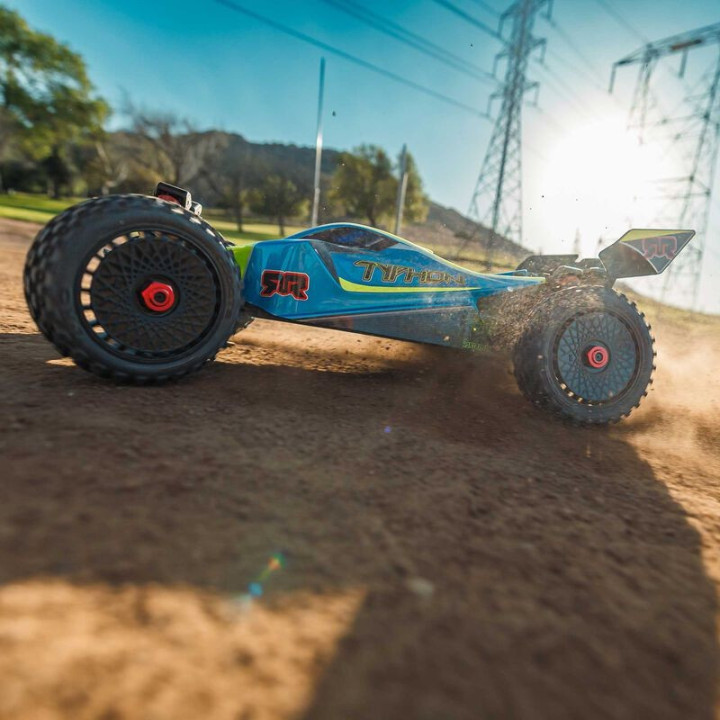 Arrma 1/8 Typhon Mega 665 4X4 RTR Brushed Buggy Blue