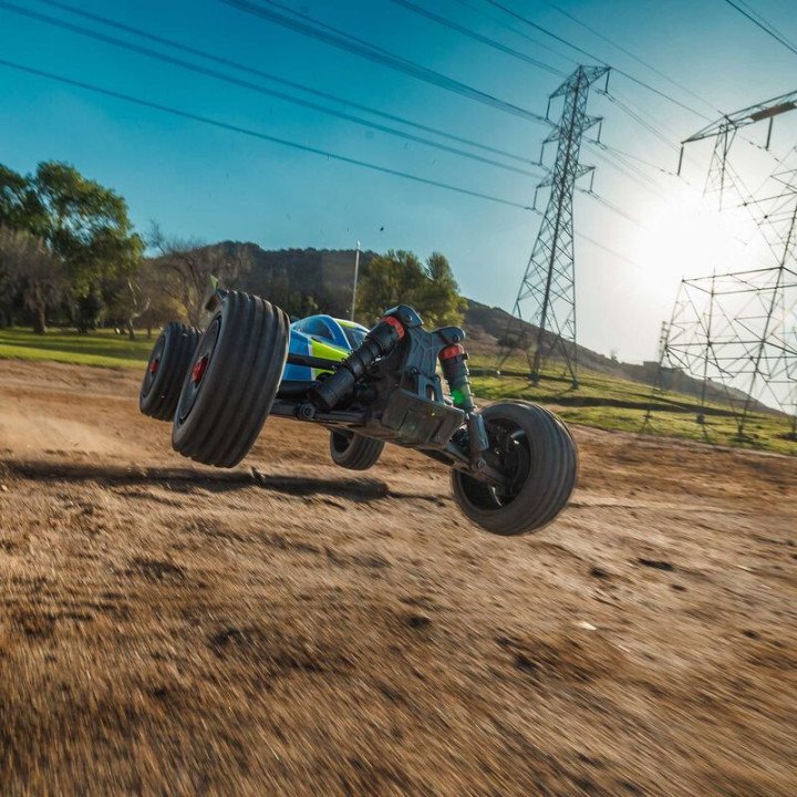 Arrma 1/8 Typhon Mega 665 4X4 RTR Brushed Buggy Blue