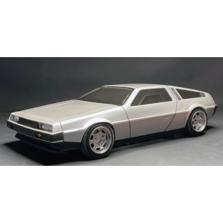 Carrocería DeLorean DMC-12 1/10 Detallada – Pintada con Accesorios para RC y Colección