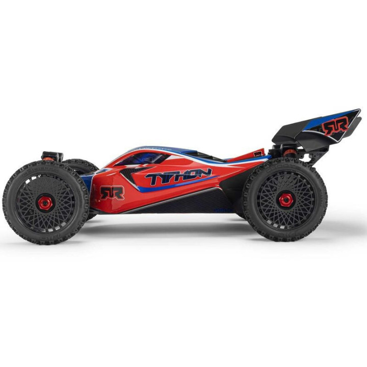 Arrma Red Typhon Mega 665 1/8 4X4 Brushed RTR Buggy