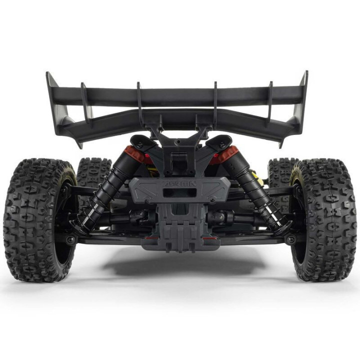 Arrma Red Typhon Mega 665 1/8 4X4 Brushed RTR Buggy