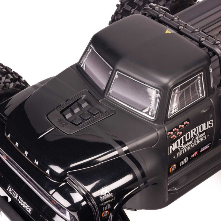 Arrma Notorious 6S V6 ST 4X4 BLX Brushless RTR Negro