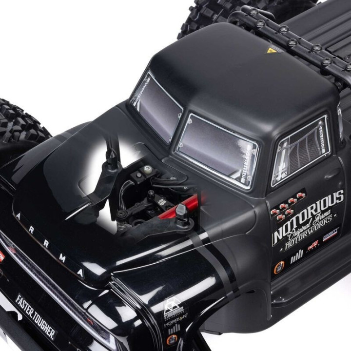Arrma Notorious 6S V6 ST 4X4 BLX Brushless RTR Negro