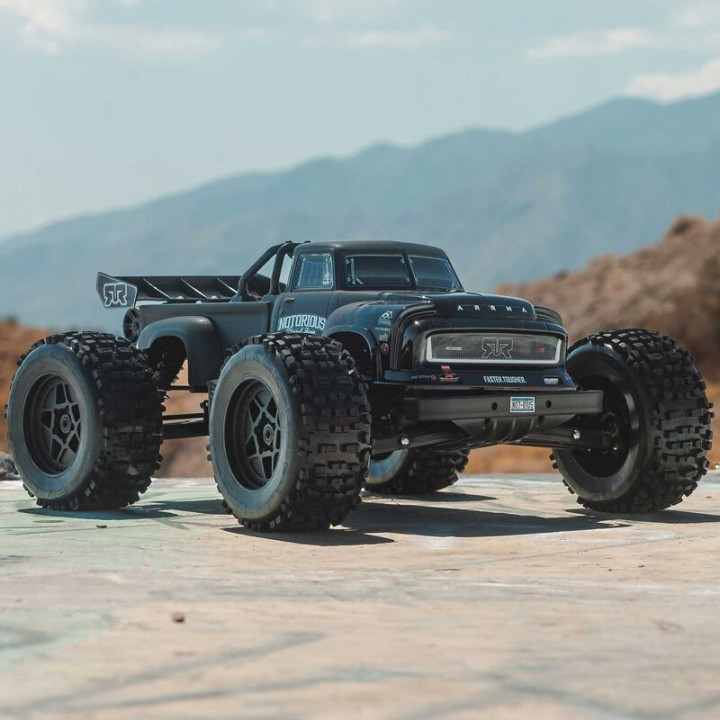 Arrma Notorious 6S V6 ST 4X4 BLX Brushless RTR Negro
