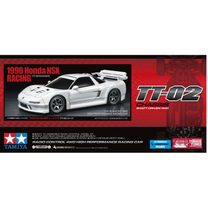 Tamiya TT-02 Honda NSX Racing 1998 | Coche RC 1/10 4x4