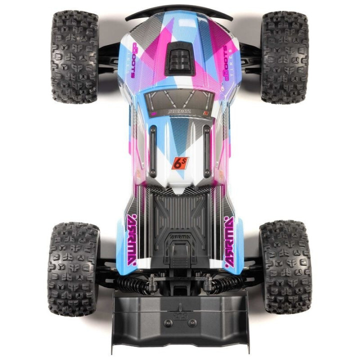Arrma Kraton 6S V6 MT 4X4 BLX Brushless RTR Rosa