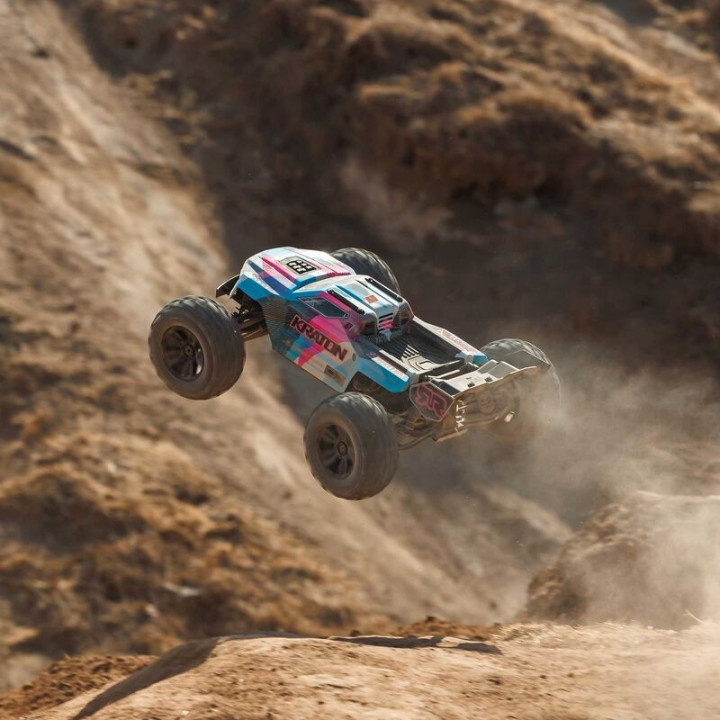 Arrma Kraton 6S V6 MT 4X4 BLX Brushless RTR Rosa