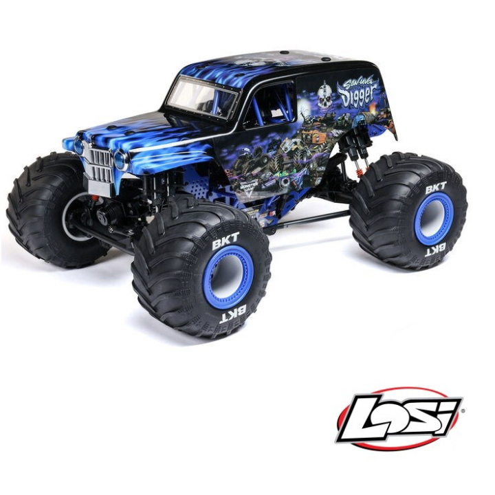 Losi LMT 2.0 Son-Uva Digger 1/8 4X4 Solid Axle BL Brushless RTR Blue