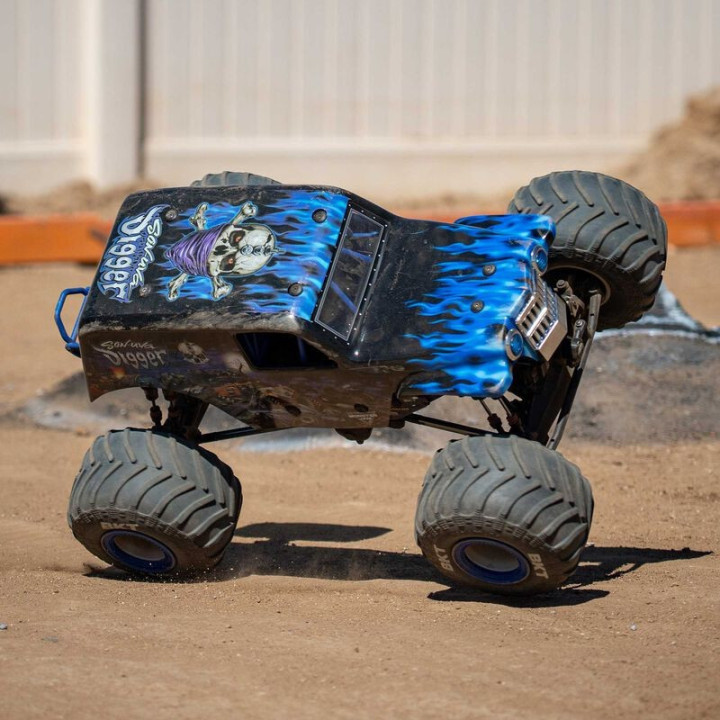 Losi LMT 2.0 Son-Uva Digger 1/8 4X4 Solid Axle BL Brushless RTR Blue