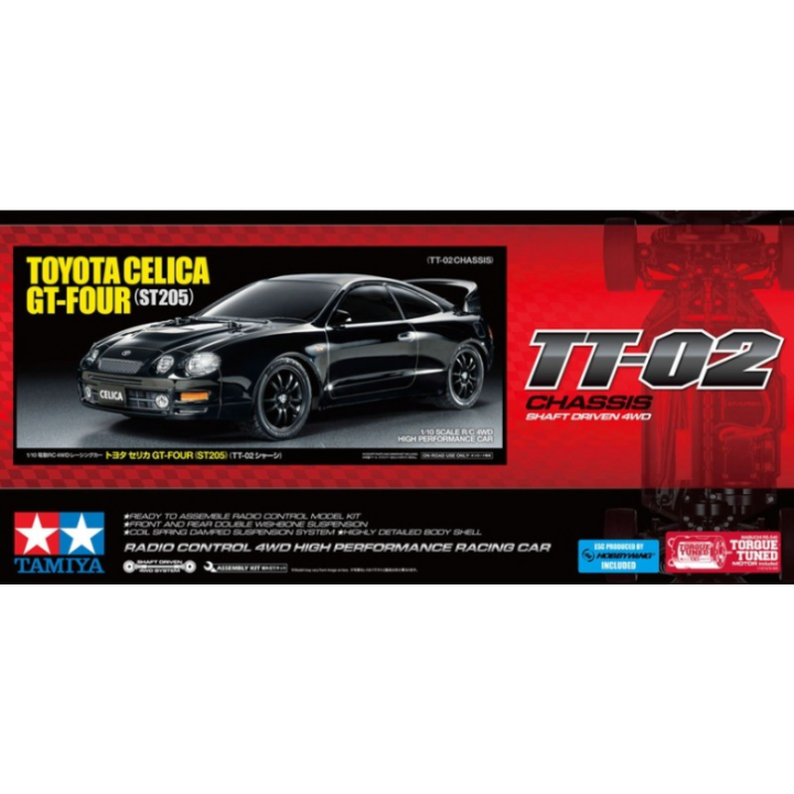 Tamiya TT-02 Toyota Celica GT-Four Painted Body 1/10 RC
