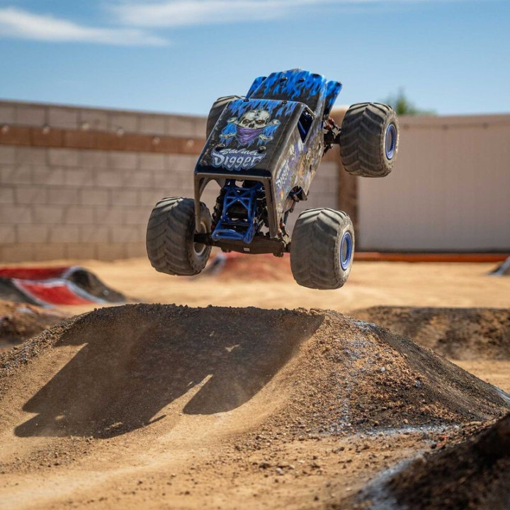 Losi LMT 2.0 Son-Uva Digger 1/8 4X4 Solid Axle BL Brushless RTR Blue