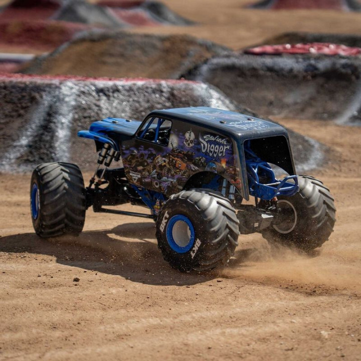 Losi LMT 2.0 Son-Uva Digger 1/8 4X4 Solid Axle BL Brushless RTR Blue