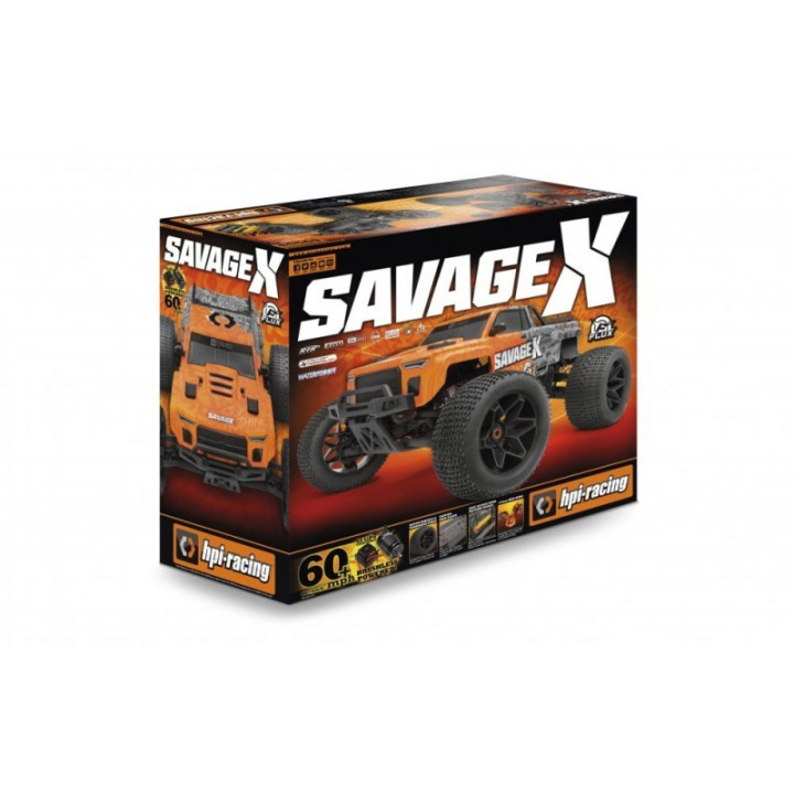 HPI Savage X FLUX V2 GT-6 1/8 4X4 Brushless RTR 2.4GHz