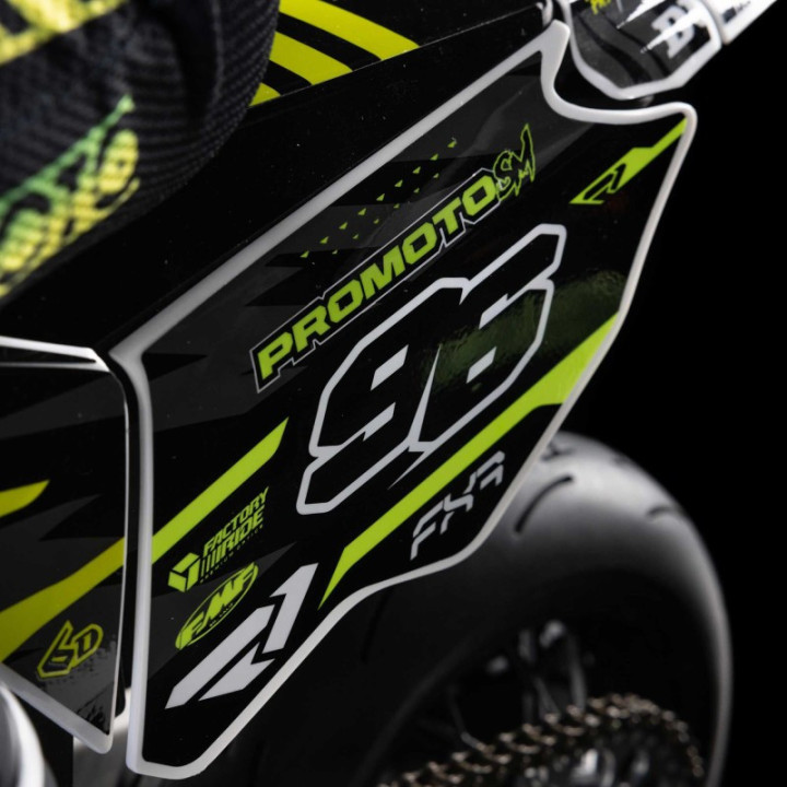 Losi Promoto-SM FXR 1/4 Supermoto RC Motorcycle Blanco