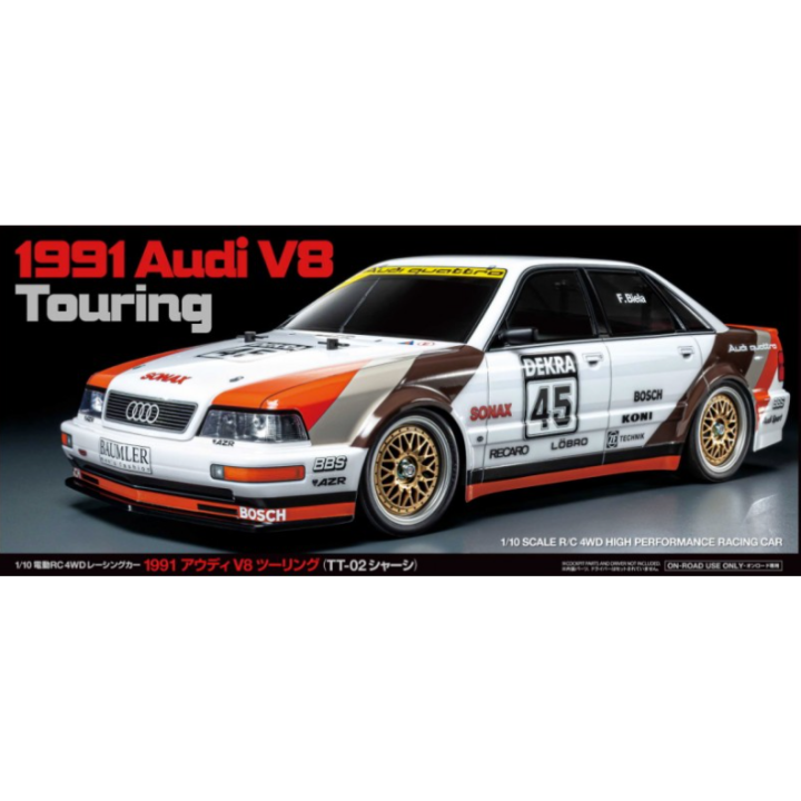 Tamiya TT-02 Audi V8 Touring 1991 – Coche RC 1/10 DTM