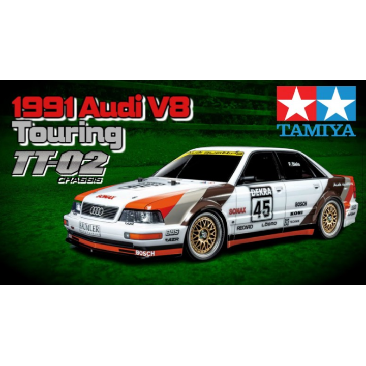 Tamiya TT-02 Audi V8 Touring 1991 – Coche RC 1/10 DTM