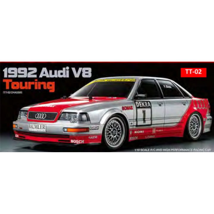 Tamiya TT-02 Audi V8 Touring 1992 – Coche RC 1/10 DTM