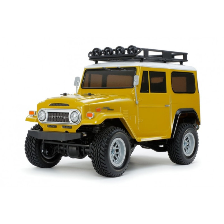 Tamiya CC-02 Toyota Land Cruiser 40 Carrocería Amarilla Pre-pintada
