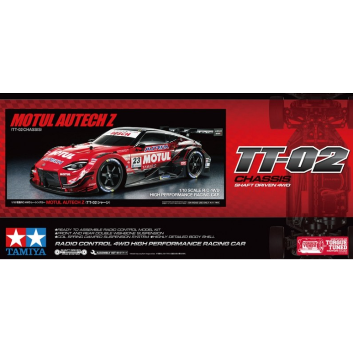 Tamiya TT-02 Motul Autech Z 1/10 – Coche RC 4WD