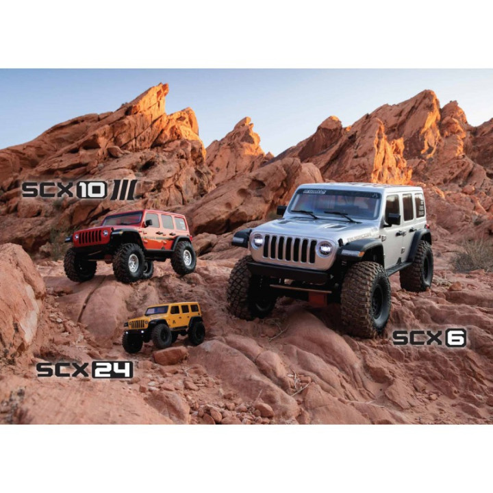 Axial SCX6 Jeep JLU Wrangler 1/6 RTR Brushless 4WD  Crawler Escala Grande