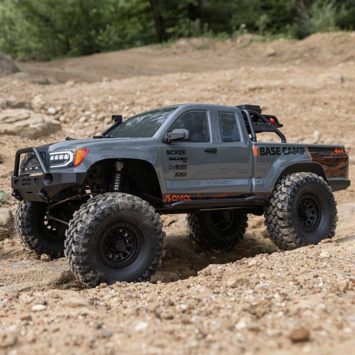 Axial SCX10 III Base Camp 1/10 4X4 Rock Crawler RTR Gris  Crawler Escala Realista