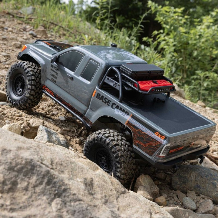 Axial SCX10 III Base Camp 1/10 4X4 Rock Crawler RTR Gris  Crawler Escala Realista