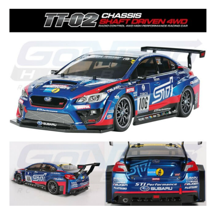 Tamiya TT-02 Subaru WRX STI 24h Nürburgring 1/10 RC