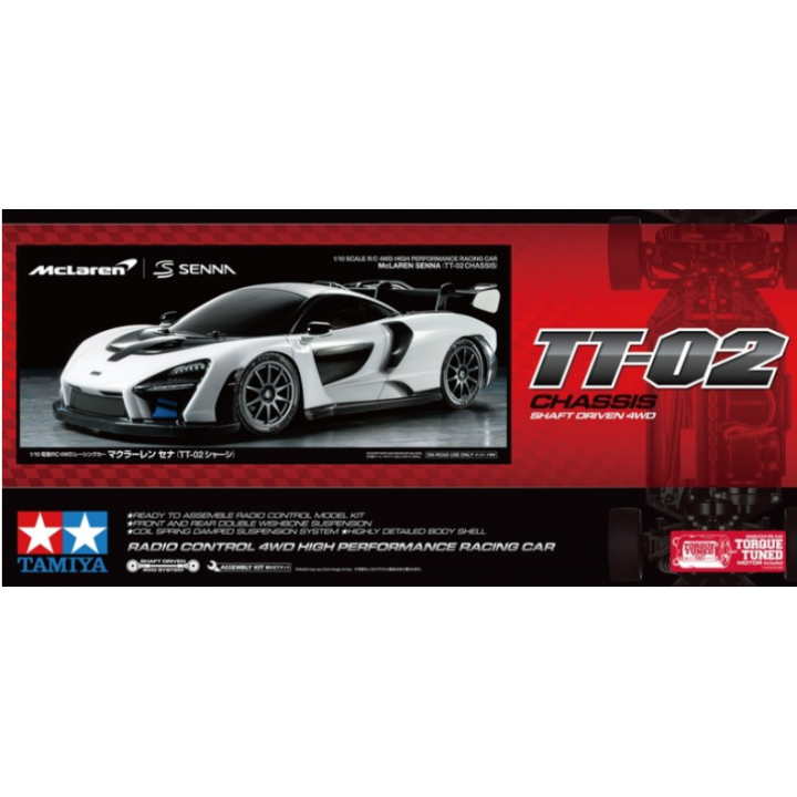 Tamiya TT-02 McLaren Senna 1/10 – Coche RC 4WD