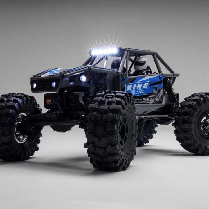 Axial UTB18 Capra Trail Buggy 1/18 4WD 4WS RTR Azul  Crawler de Alto Rendimiento