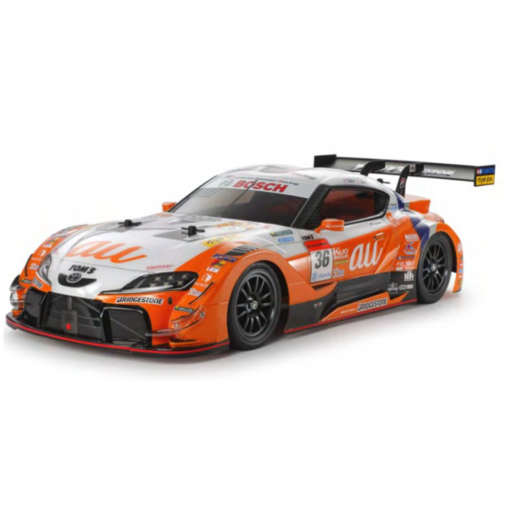 Tamiya TT-02 au TOM'S GR Supra GT500 1/10 – Coche RC 4WD de Competición
