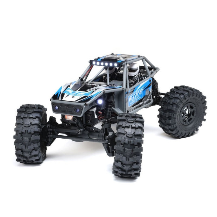 Axial UTB18 Capra Trail Buggy 1/18 4WD 4WS RTR Azul  Crawler de Alto Rendimiento