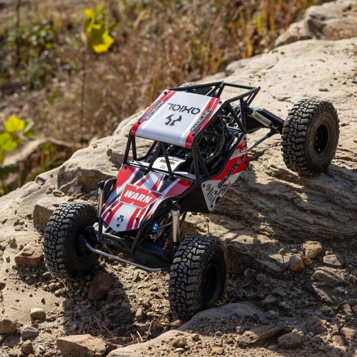 Axial AXP8 Gilamon 2.2 4X4 RTR Brushed Trail Buggy Rojo  Crawler de Alto Rendimiento