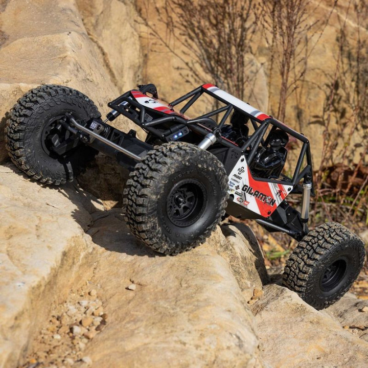 Axial AXP8 Gilamon 2.2 4X4 RTR Brushed Trail Buggy Rojo  Crawler de Alto Rendimiento