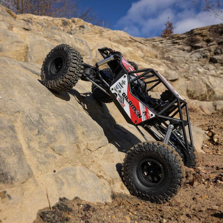 Axial AXP8 Gilamon 2.2 4X4 RTR Brushed Trail Buggy Rojo  Crawler de Alto Rendimiento