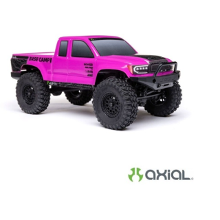 Axial SCX24 Base Camp 1/24 4WD Rock Crawler RTR Rosa  Mini Crawler de Escala Realista