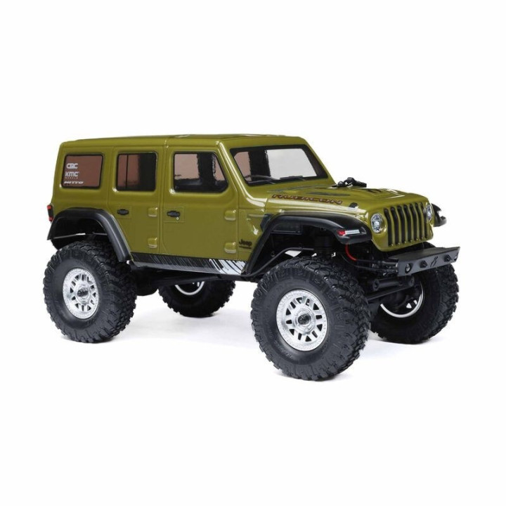 Axial SCX24 Jeep Wrangler JLU 1/24 4WD Rock Crawler RTR Verde  Mini Crawler Realista