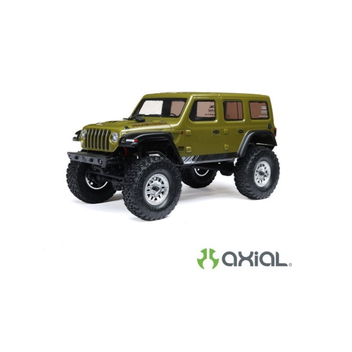 Axial SCX24 Jeep Wrangler JLU 1/24 4WD Rock Crawler RTR Verde  Mini Crawler Realista