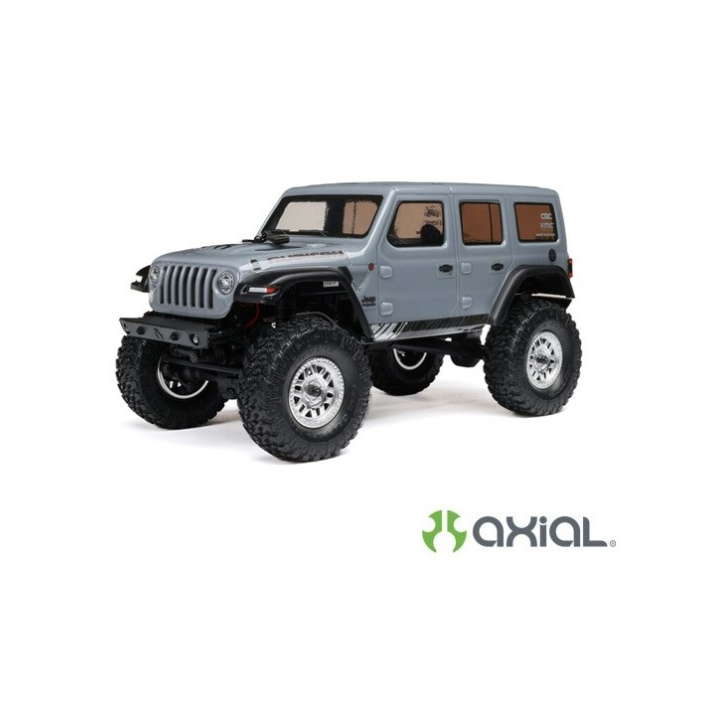 Axial SCX24 Jeep Wrangler JLU 1/24 4WD Rock Crawler RTR Gris  Mini Crawler Realista
